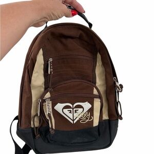 Roxy Brown and Tan Backpack